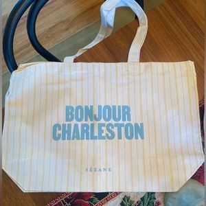Bonjour Charleston tote bag by Sezane